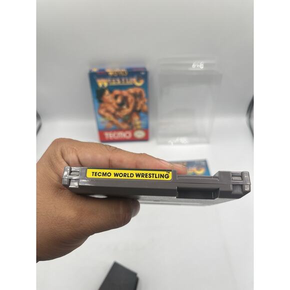 Nintendo NES Game Tecmo World Wrestling CIB Complete In Box - Picture 3 of 16